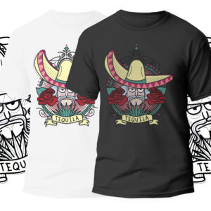 Camiseta "Tequila" con mangas