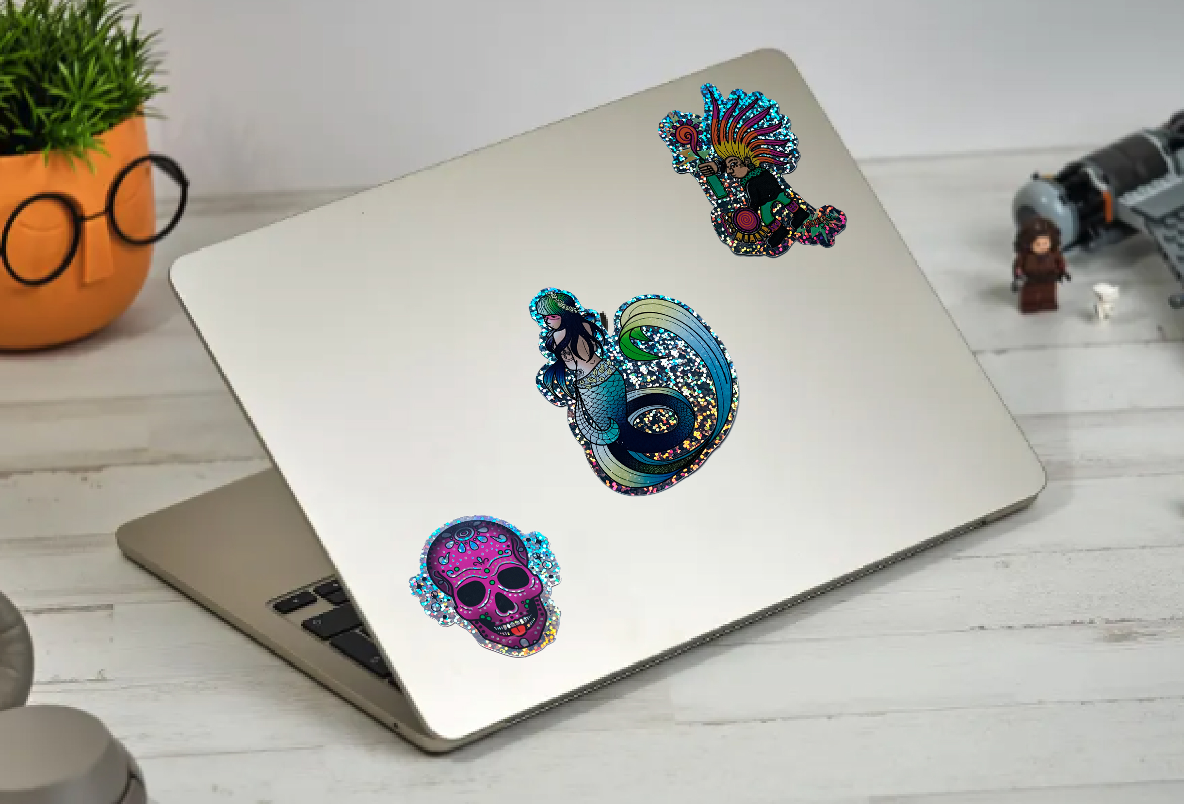 ilustraciones en pegatinas de vinilo