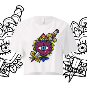 Crop top "Corazón traicionado"