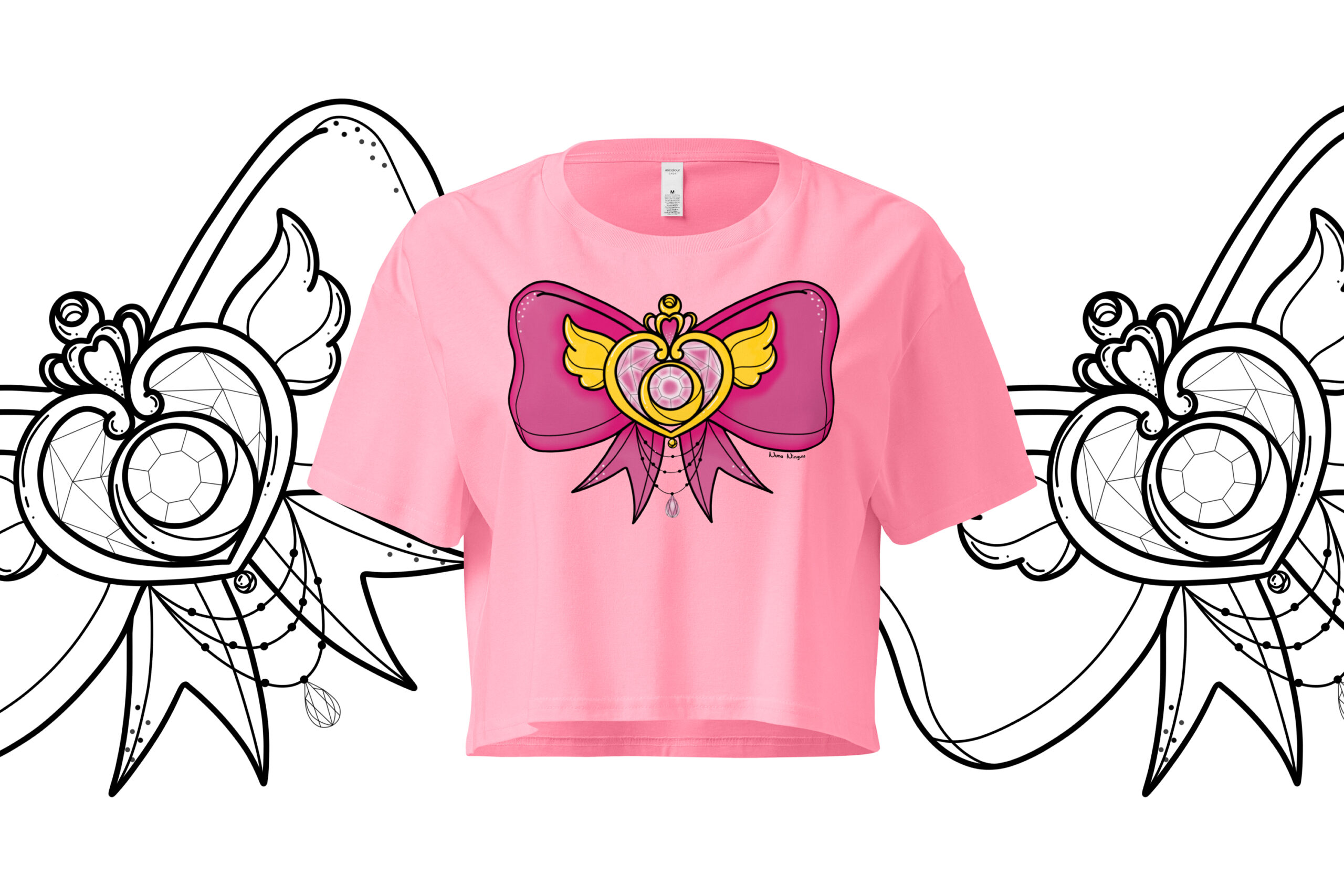 Crop top lazo Sailor moon anime